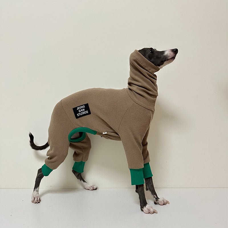 Turtleneck Onesie Sweater for Italian Greyhound Whippet Dog Clothes - PIKAPIKA