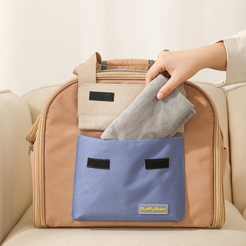 Expandable Teddy Dog Travel Backpack Breathable & Structured - PIKAPIKA