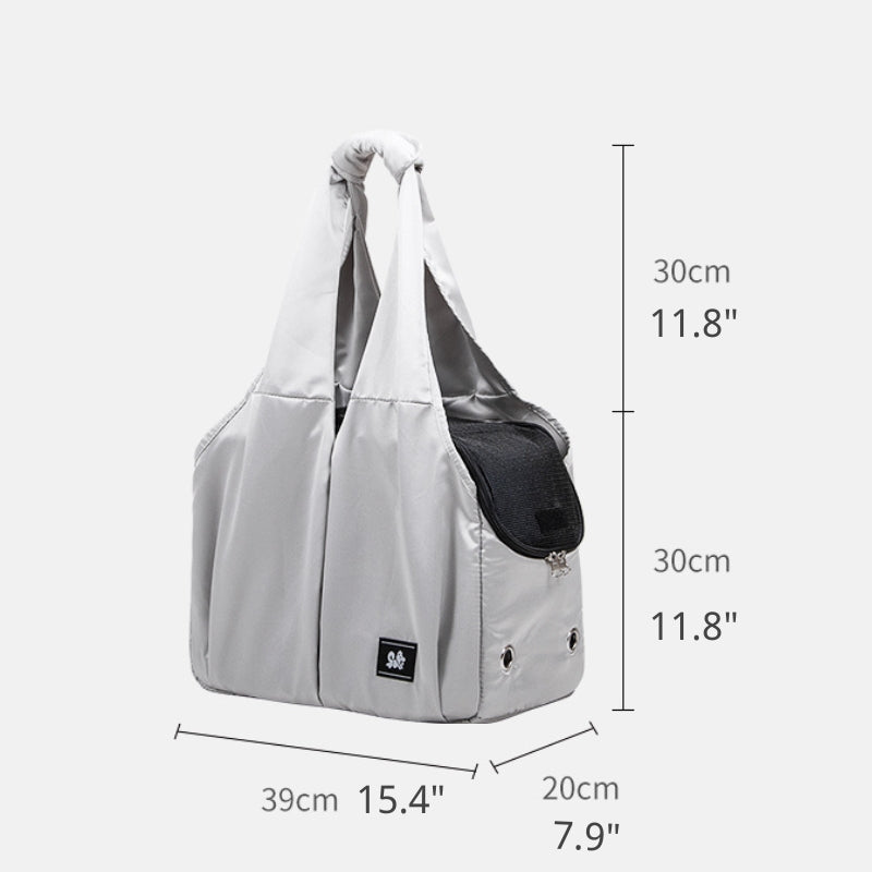 Breathable Pet Carrier for Small Dog Cat Under 13.2 lb Waterproof - PIKAPIKA