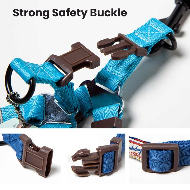 Dog Harness Vest-Style Collar Leash Set for Dog Walking - PIKAPIKA