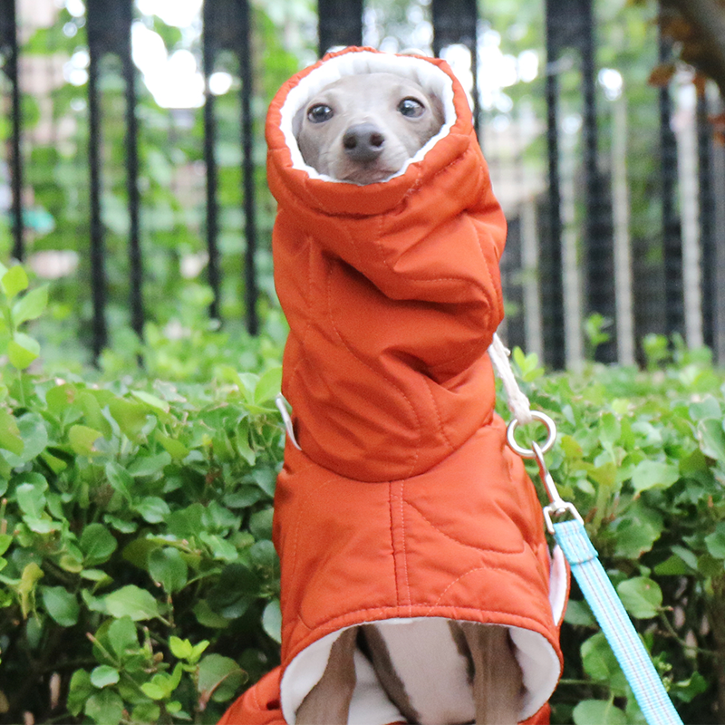 Casual Fleece Hoodie Italian Greyhound Whippet Dog Clothes