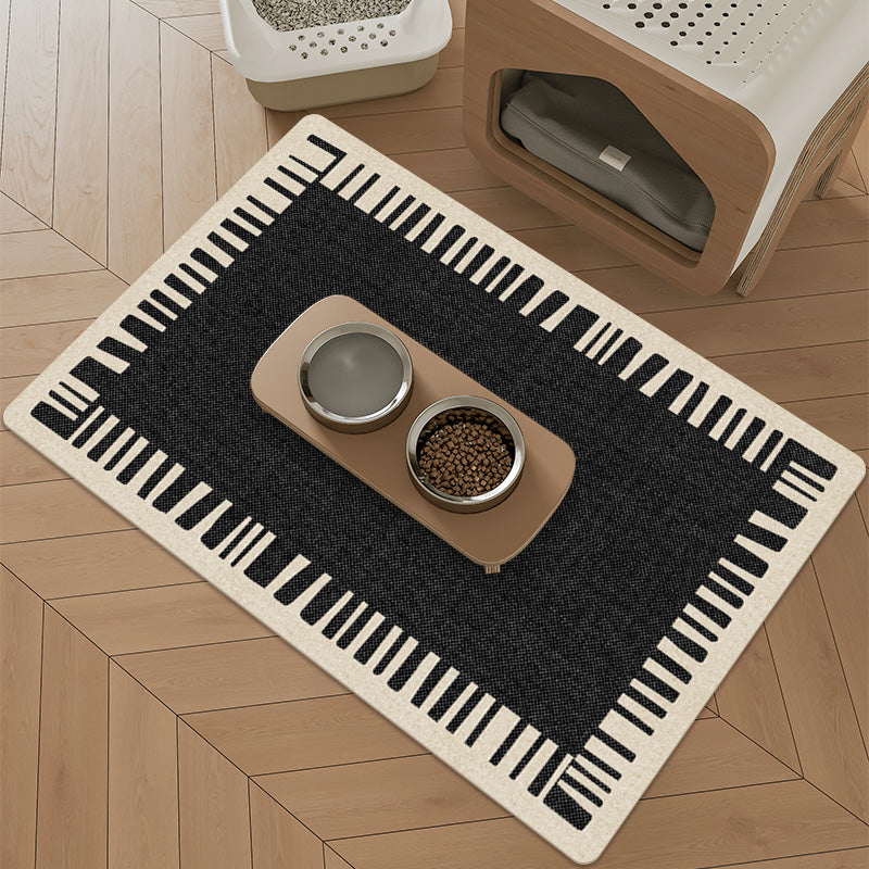 Pet Feeding Mat Leather Dog Food Mat Waterproof Anti-slide - PIKAPIKA