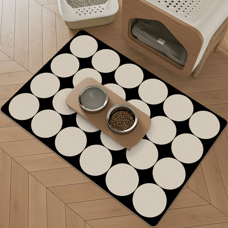 Pet Feeding Mat Leather Dog Food Mat Waterproof Anti-slide - PIKAPIKA