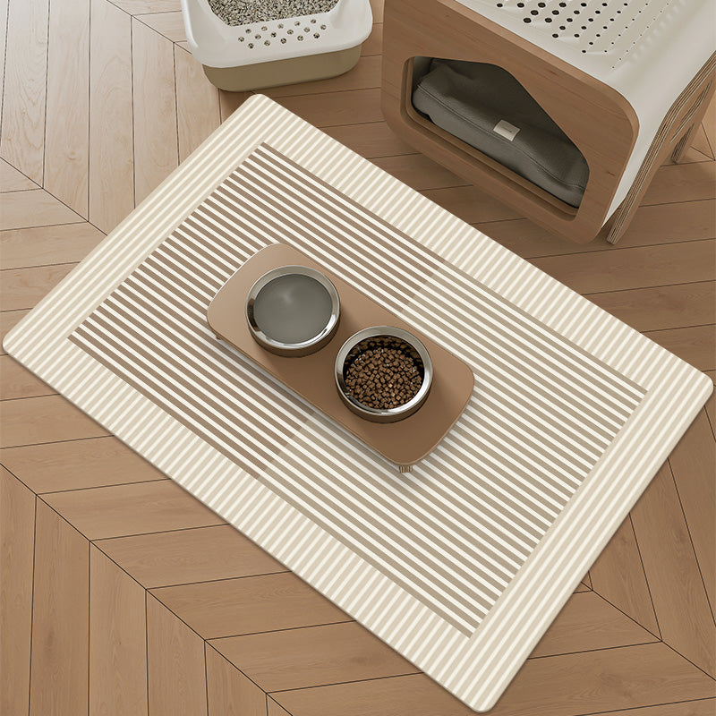 Pet Feeding Mat Leather Dog Food Mat Waterproof Anti-slide - PIKAPIKA