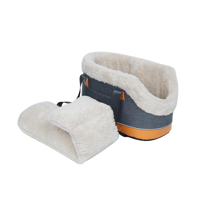 Pet Car Seat Center Console Seat Outing Carrier for Dog Up To 11 lbs - PIKAPIKA