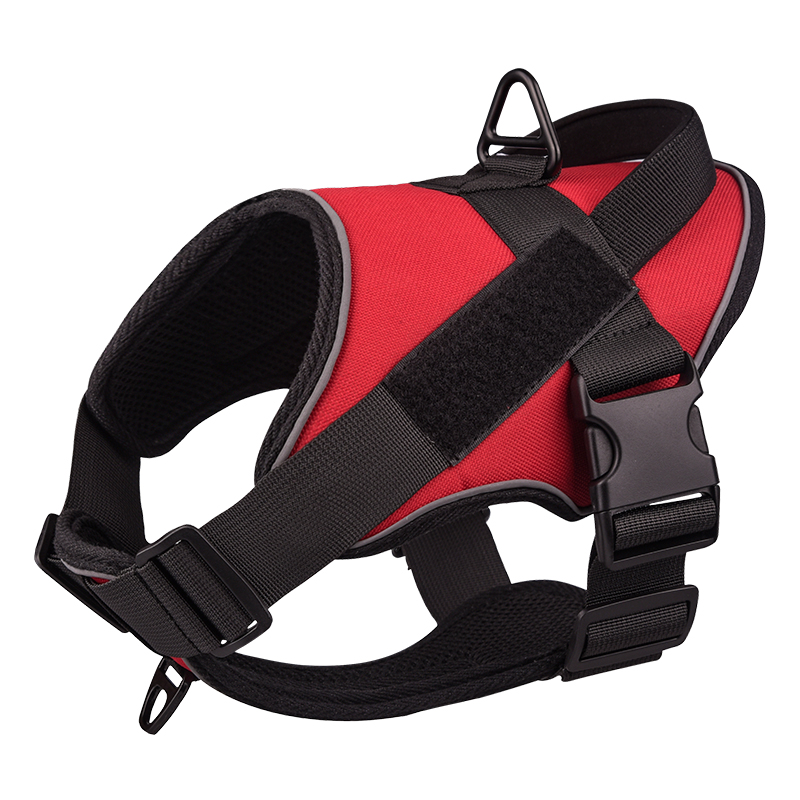 Military Tactical No-Pull Dog Harness Outdoor Vest with Leash - PIKAPIKA