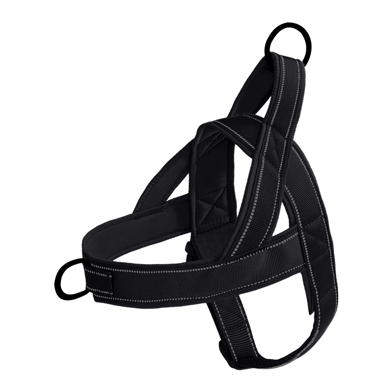 Large Dog Harness Collar Set No-Pull Anti-Escape Handle - PIKAPIKA