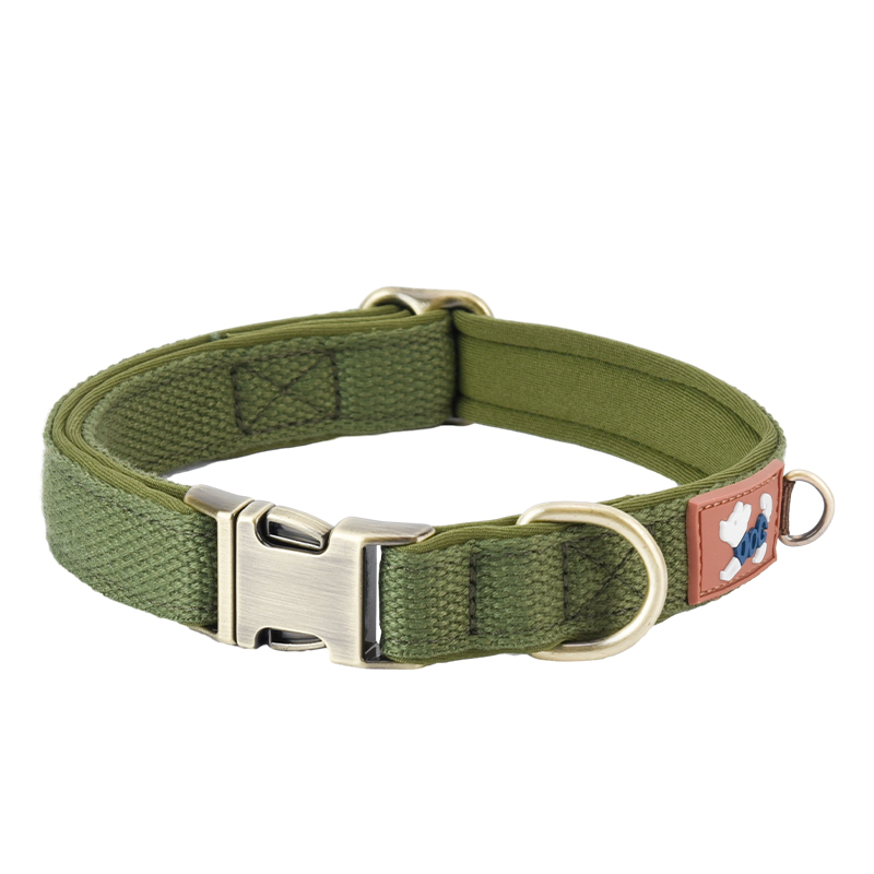 Reinforced Heavy-Duty Webbing Personalized Dog Collar Escape-Proof - PIKAPIKA