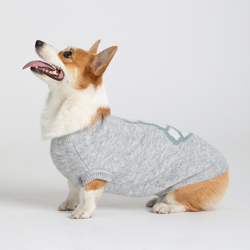 Corgi Dog Sweater Corgi Knit Corgi Sweater Embroidered Women's And