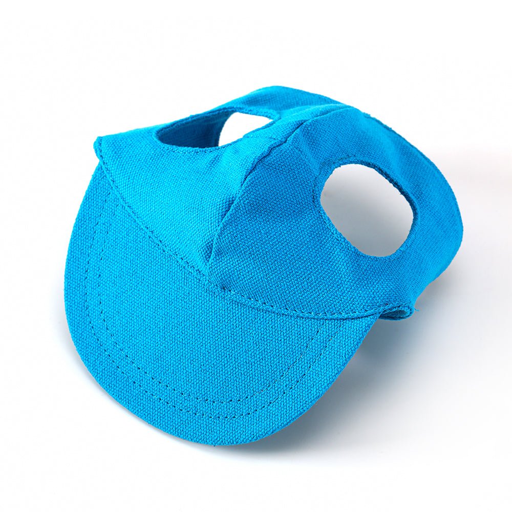 Adjustable Dog Baseball Cap with Ear Holes Outdoor Sunscreen Pet Hat - PIKAPIKA