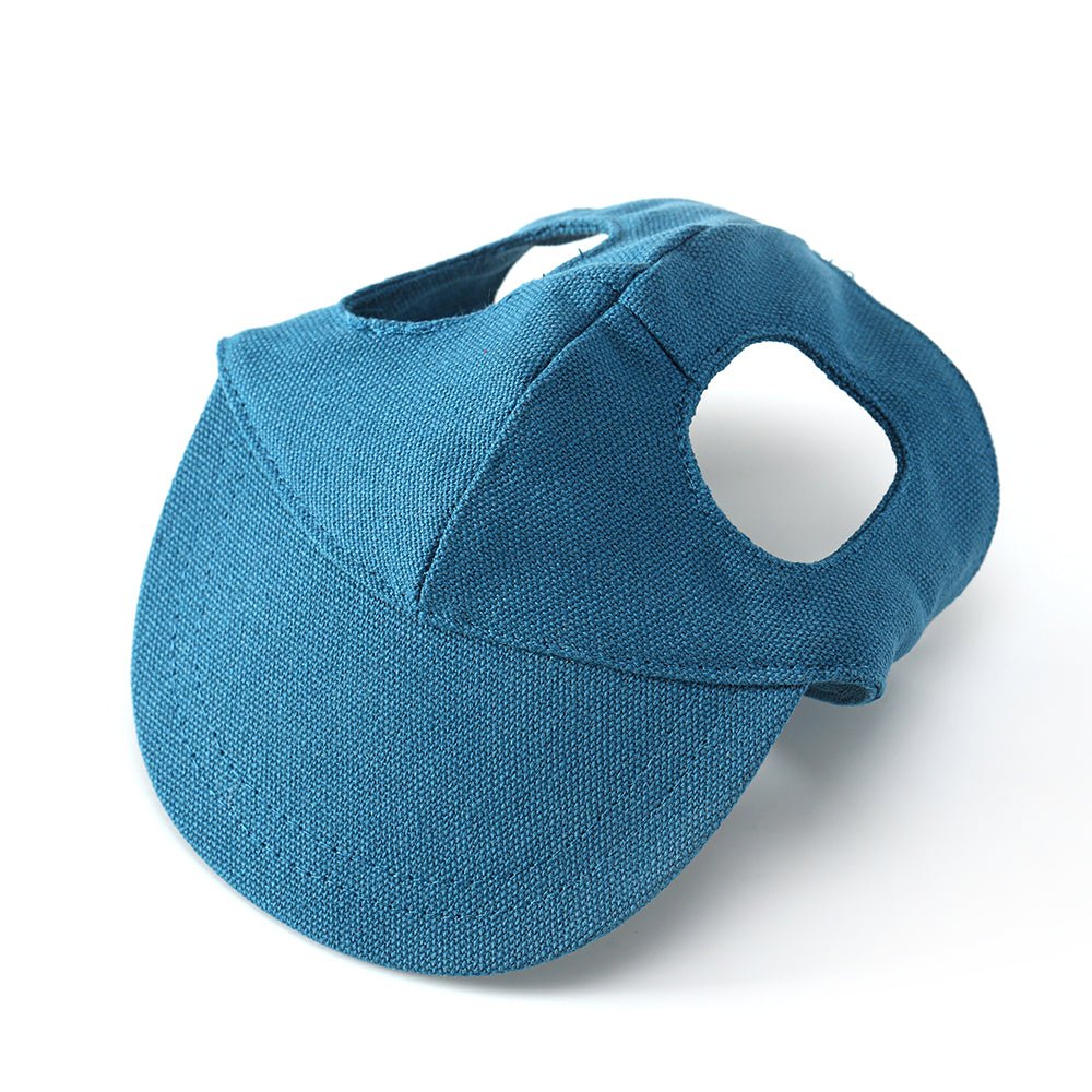 Adjustable Dog Baseball Cap with Ear Holes Outdoor Sunscreen Pet Hat - PIKAPIKA