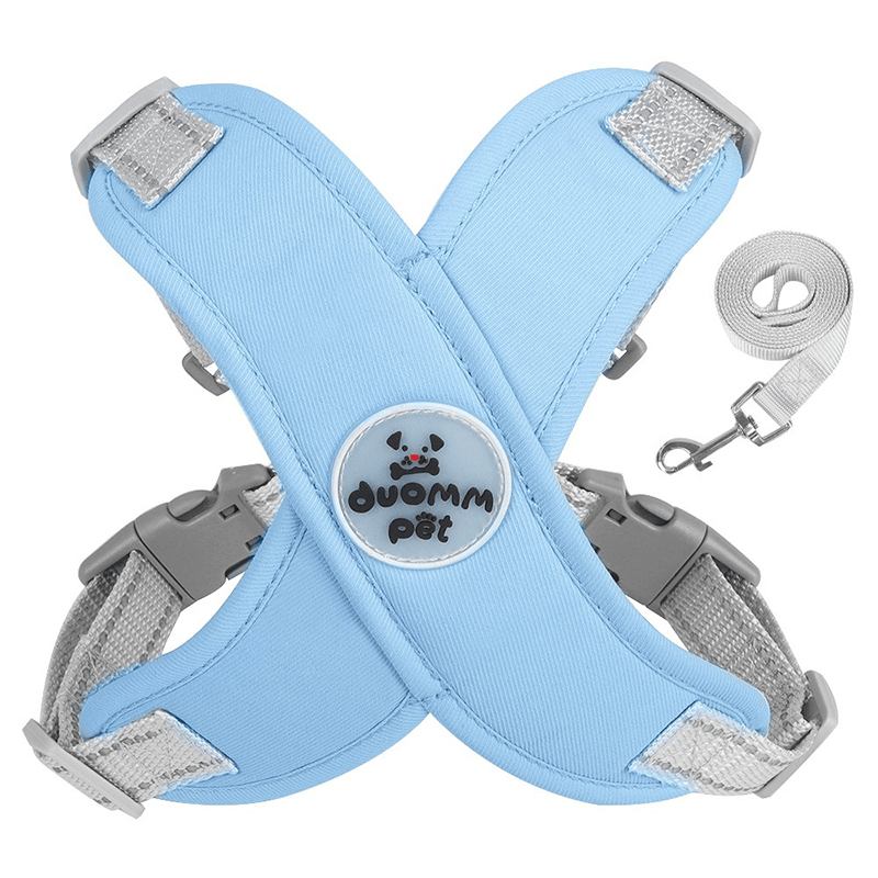 Adjustable Dog Harness Vest Strong Walking Leash for Medium Dogs - PIKAPIKA