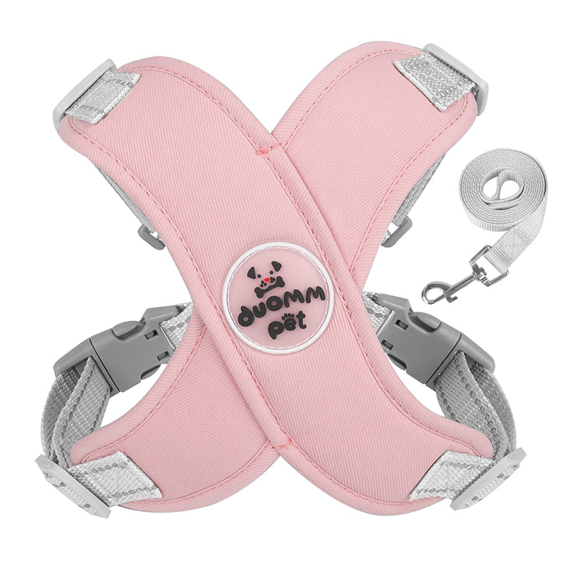 Adjustable Dog Harness Vest Strong Walking Leash for Medium Dogs - PIKAPIKA