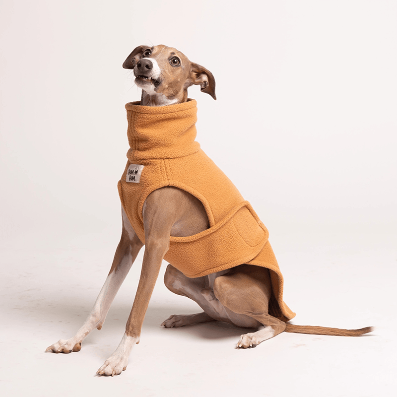 Adjustable Fleece Vest Greyhound Whippet Dog Clothes - PIKAPIKA