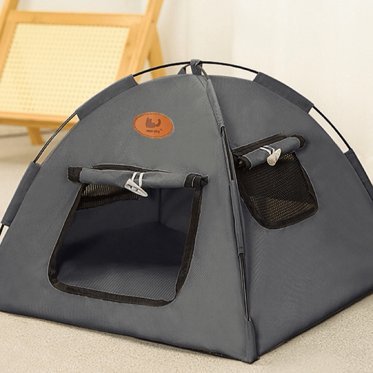 All - Season Cat Tent Bed With Mat Cushion - PIKAPIKA
