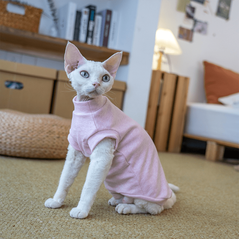 Anti - Allergy Baby Cotton Solid Vest Warm Basic Tank Sphynx Cat Clothes - PIKAPIKA