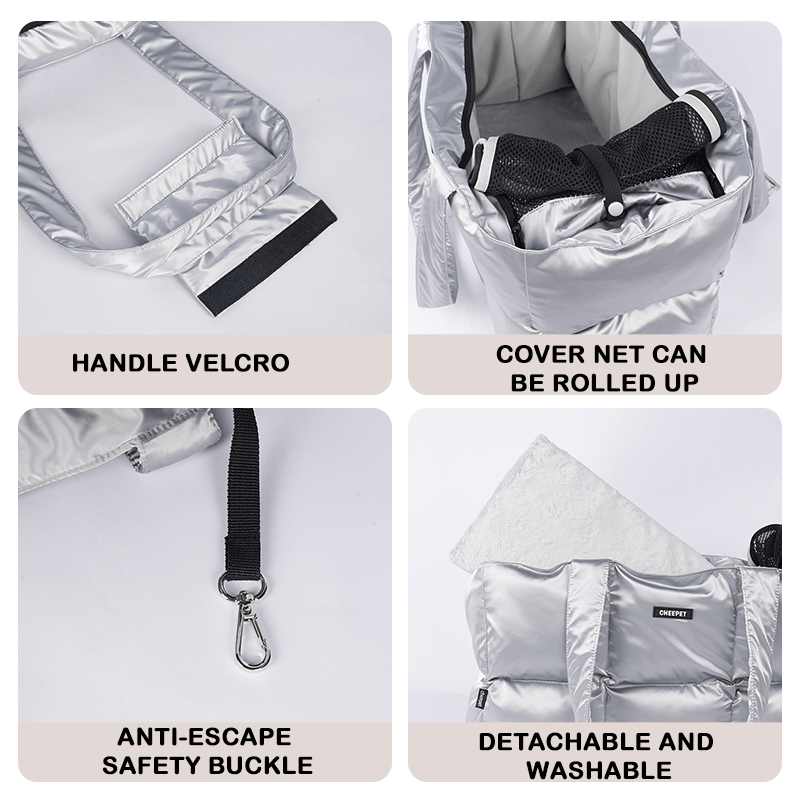 Autumn Winter Portable Carrier Large Capacity Pet Travel Tote - PIKAPIKA