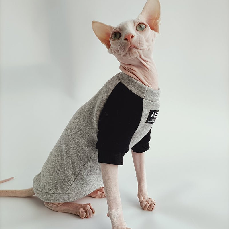 Basic T-shirt Sphynx Cat Clothes - PIKAPIKA
