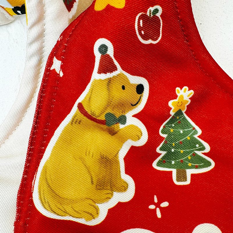 Big Dog Christmas Collar Bib Accessories Bandanas - PIKAPIKA