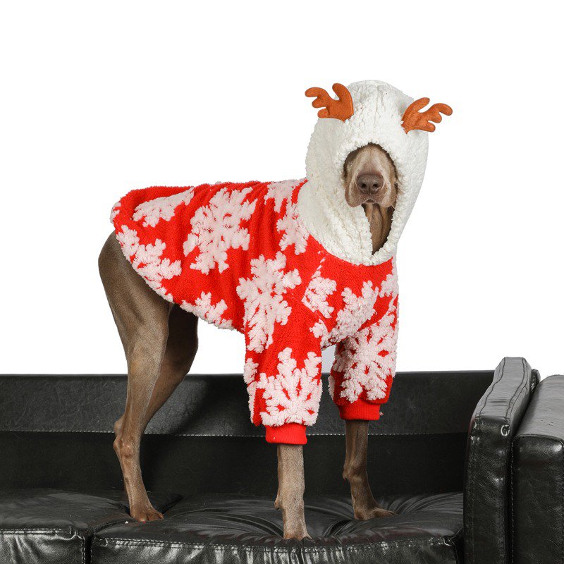 Big Dog Clothing Christmas Fleece Hoodie - PIKAPIKA