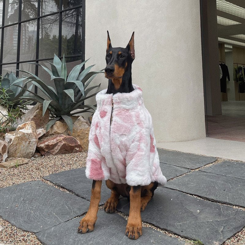 Big Dog Clothing Faux Fur Zip Coat - PIKAPIKA