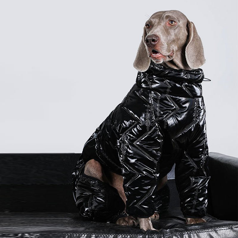 Big Dog Clothing Padded Jacket Reflective Snowsuit Coat - PIKAPIKA