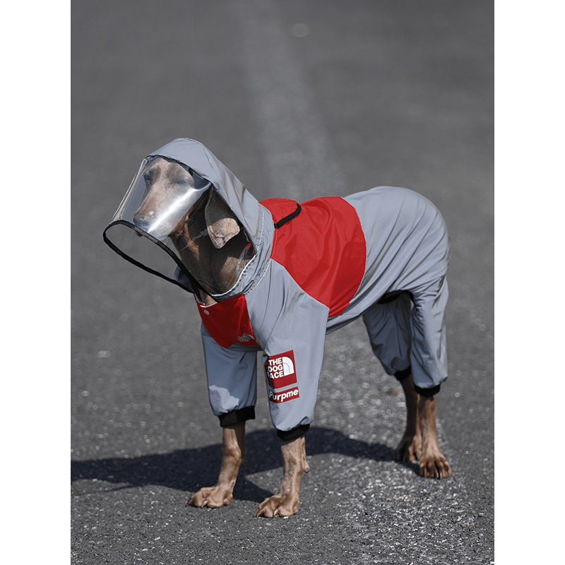 Big Dog Raincoats Large Size Clothes Hoodie Waterproof - PIKAPIKA