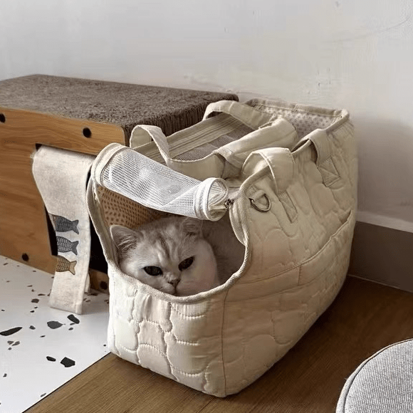 Breathable Cat Carrier with Adjustable Strap - PIKAPIKA