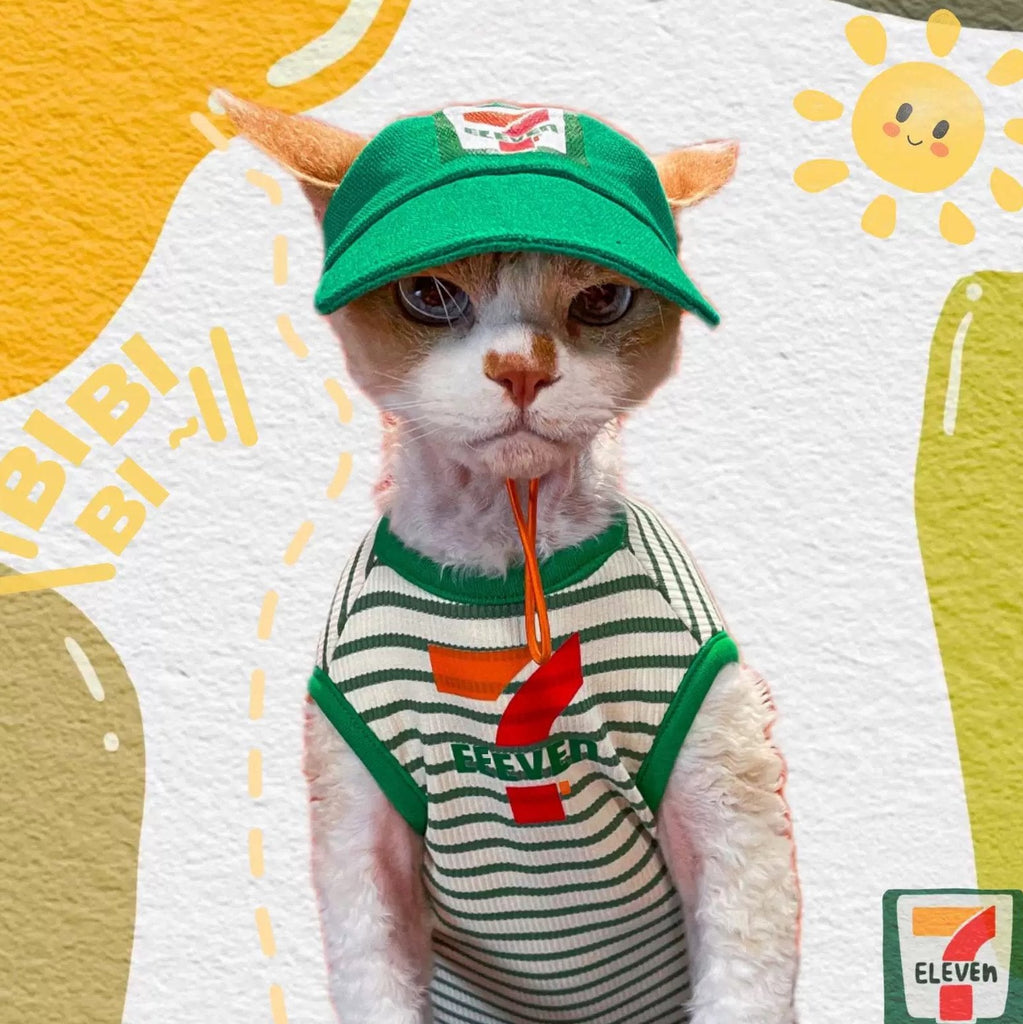 Breathable Cooling Cotton Tank – Summer Pet Shirt for Sphynx Cats - PIKAPIKA