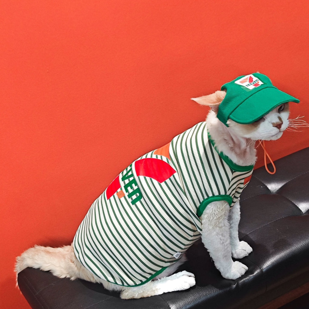 Breathable Cooling Cotton Tank – Summer Pet Shirt for Sphynx Cats - PIKAPIKA