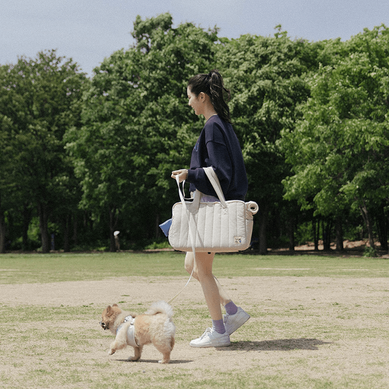Breathable Pet Sling Carrier Shoulder & Handheld Travel Bag - PIKAPIKA