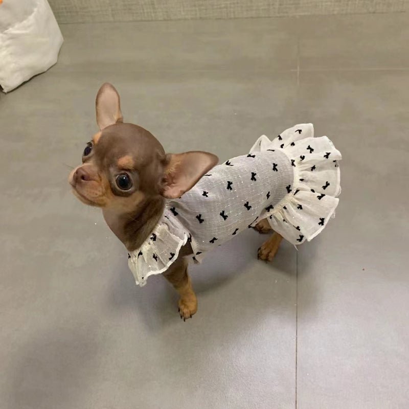 Breathable Summer Dress Puppy Sunscreen Outfit for Toy Dogs - PIKAPIKA Breathable Summer Dress Puppy Sunscreen Outfit for Toy Dogs - PIKAPIKA