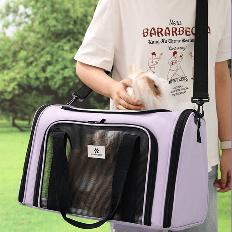 Breathable Travel Bag Large Portable Pet Carrier Backpack - PIKAPIKA