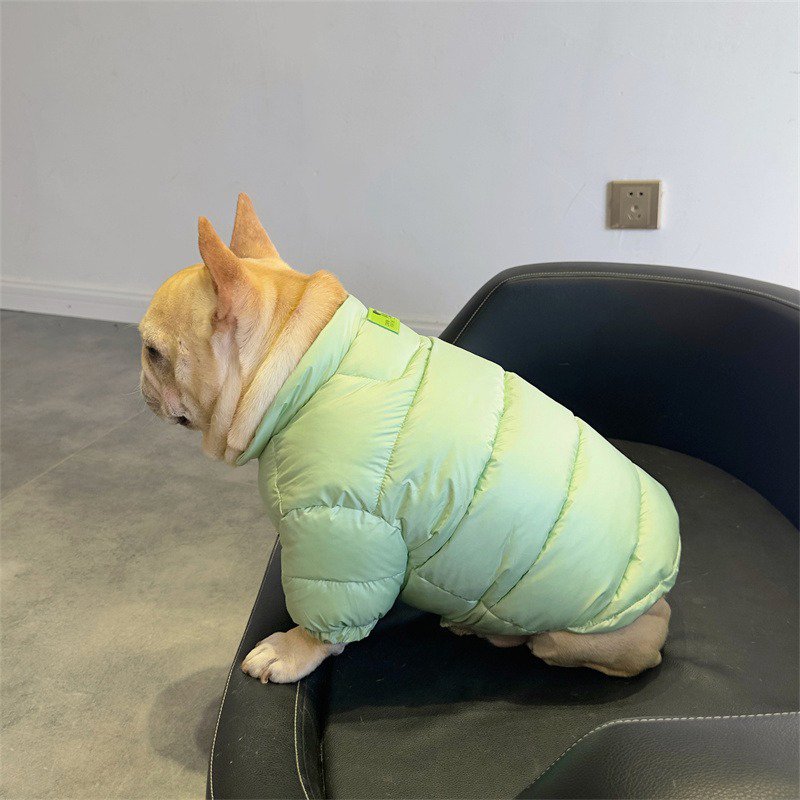 Bulldog Dog Clothes Winter Padded Jacket Pug Coat - PIKAPIKA