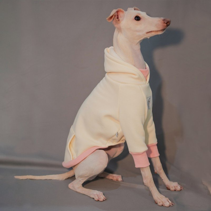 Casual Fleece Hoodie Italian Greyhound Whippet Dog Clothes - PIKAPIKA