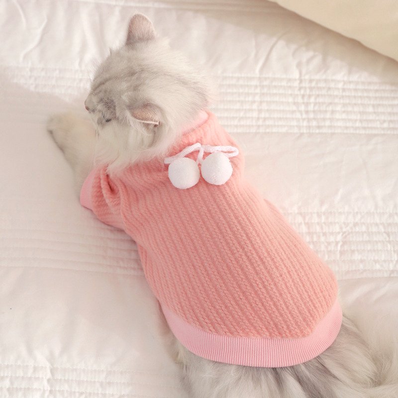 Cat Clothes Knitted Sweater - PIKAPIKA