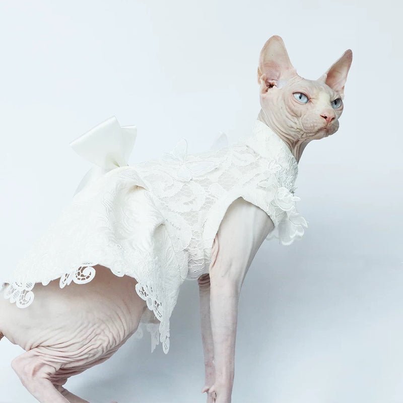 Cat Clothes Wedding Dress Costume - PIKAPIKA