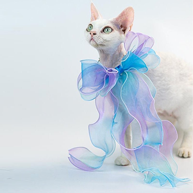 Cat Neck Collar Bib Fairy Bowknot - PIKAPIKA