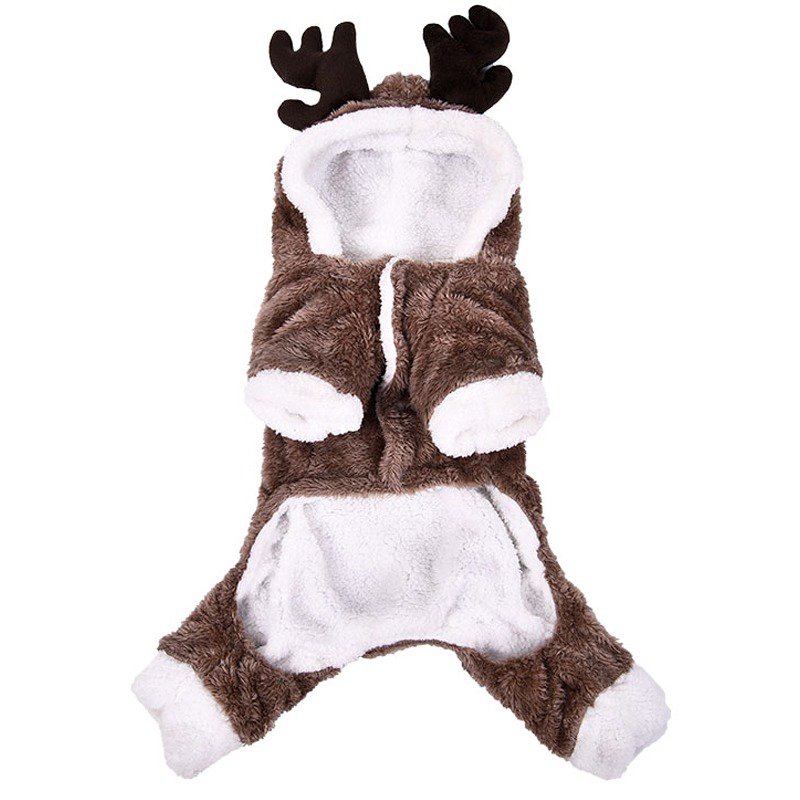 Christmas Elk Costume Onesie Cat Dog Clothes - PIKAPIKA