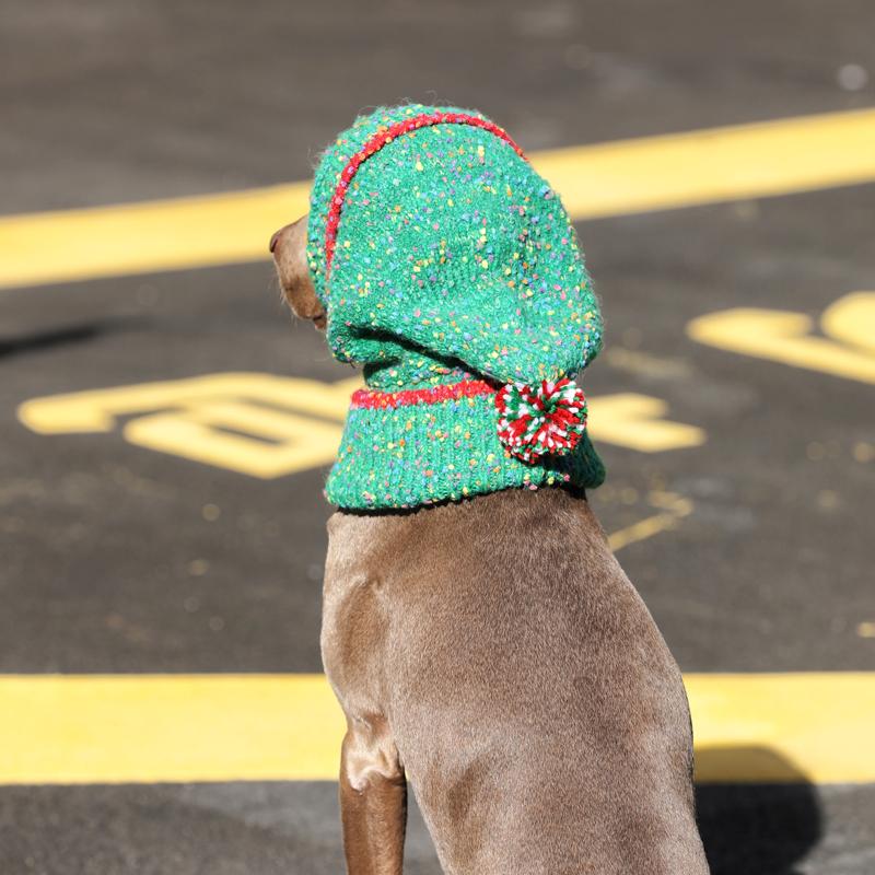 Christmas Hat Knitting Warm Ear Protection Dog Hat - PIKAPIKA