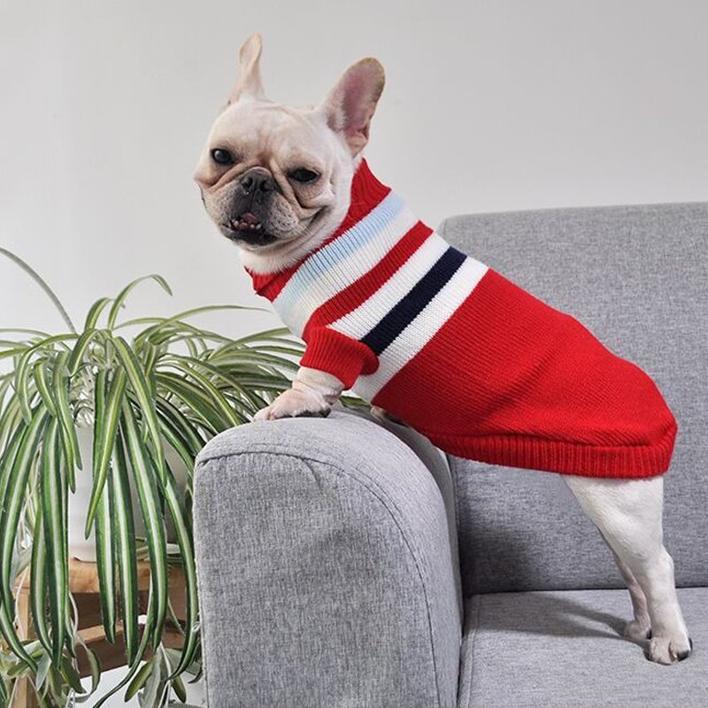Christmas High Neck Sweater Dog Clothes - PIKAPIKA