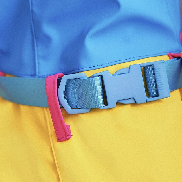 Colorblock Waterproof Raincoat for Dachshunds – Adjustable Outdoor Jacket - PIKAPIKA