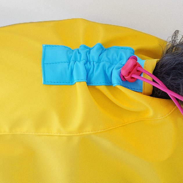 Colorblock Waterproof Raincoat for Dachshunds – Adjustable Outdoor Jacket - PIKAPIKA