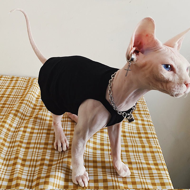 Colorful Tank Sphynx Cat Clothes - PIKAPIKA