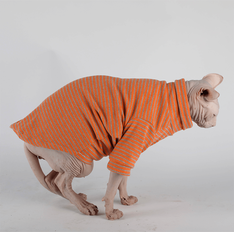 Cool Sphynx Cat Hoodie Pullover Sleeveless Top Devon Rex Clothes - PIKAPIKA