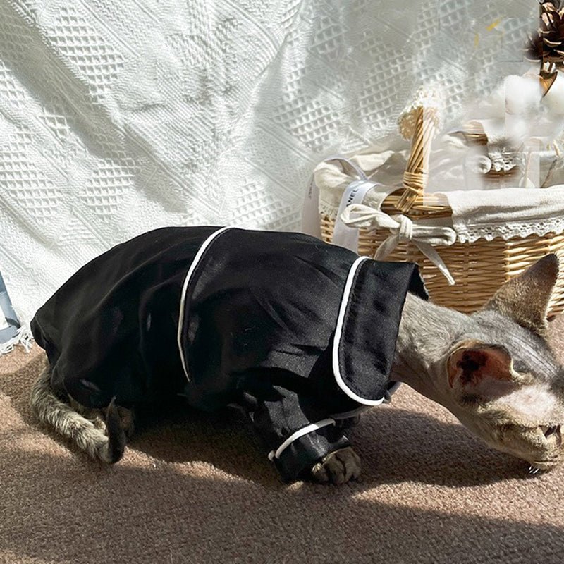Cotton Breathable Shirt Pajamas Sphynx Cat Clothes - PIKAPIKA