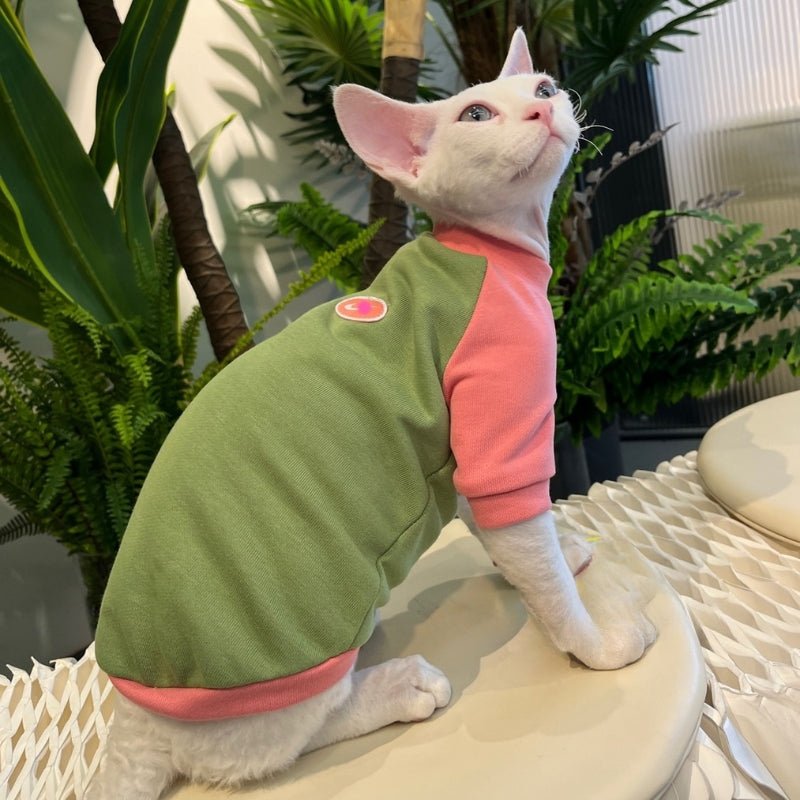 Cotton Hoodie Comfortable for Sphynx Cat Devon Rex Clothing - PIKAPIKA