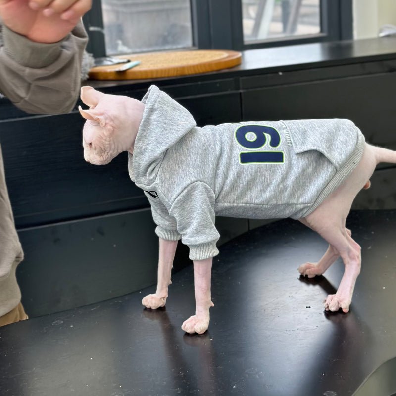 Cotton Hoodie for Sphynx Cat Warm Clothing - PIKAPIKA
