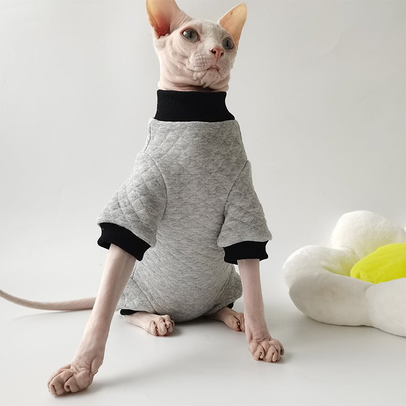 Cotton Onesie Sphynx Cat Clothes - PIKAPIKA