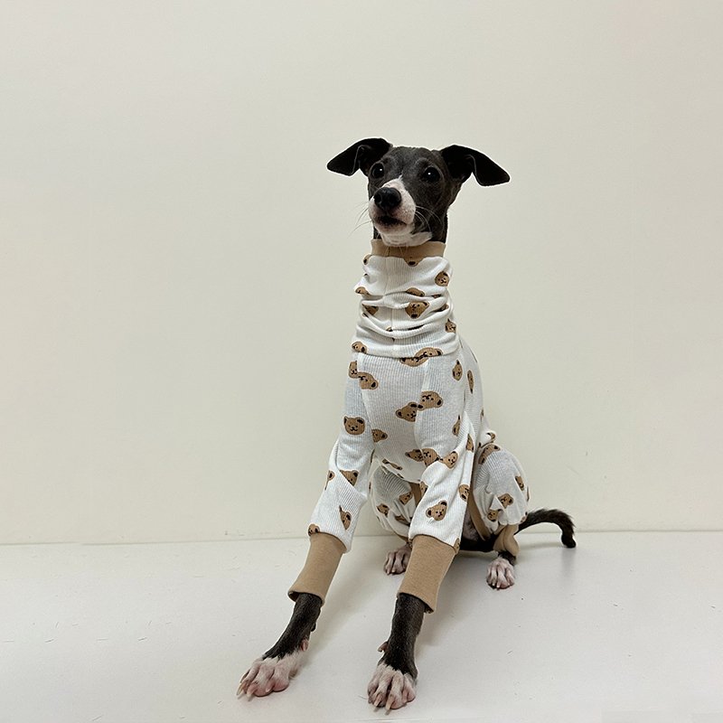 Cotton Soft Onesie Pajamas for Italian greyhound Whippet Dog Clothes - PIKAPIKA